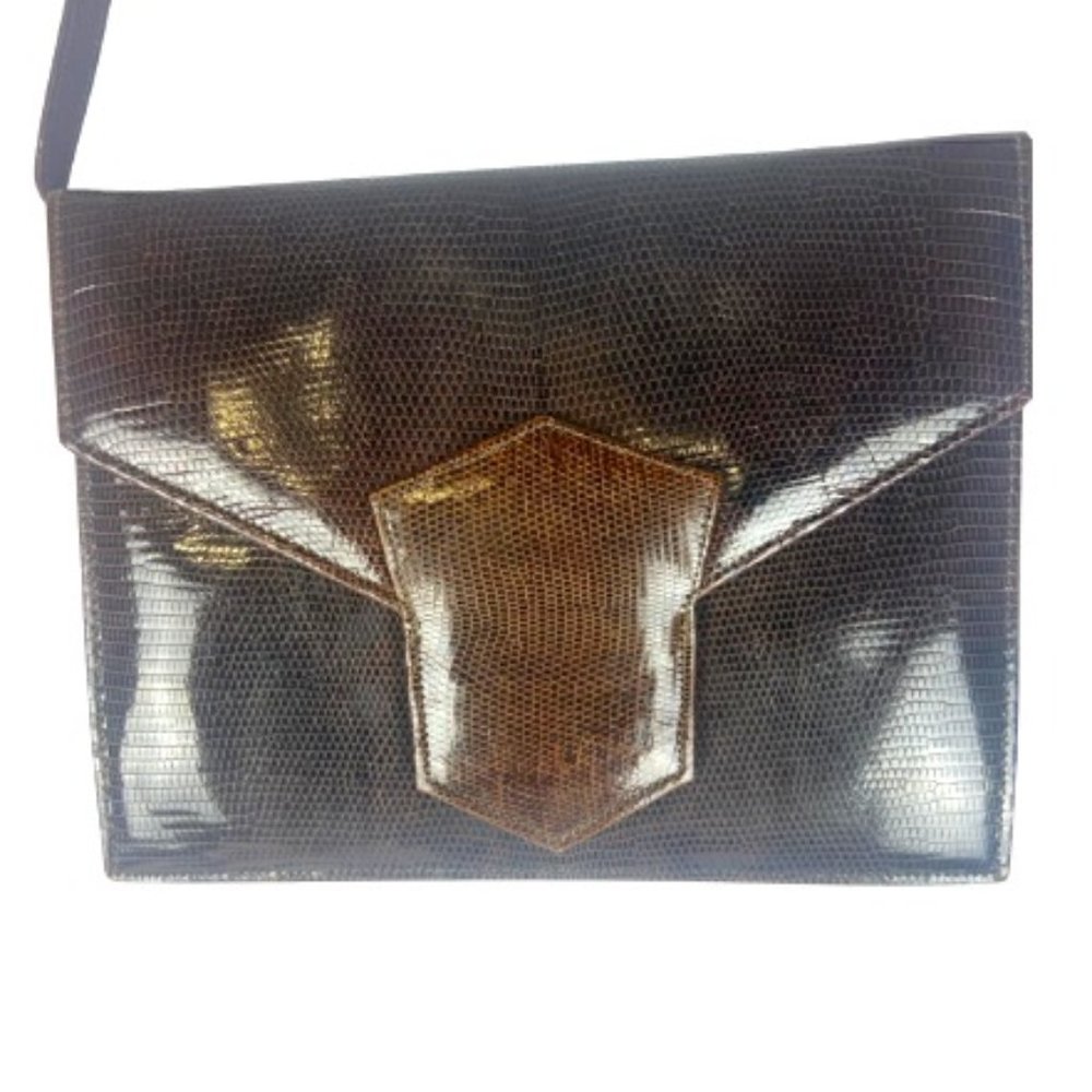 Womens Leather bag, Brown, Made in Italy, Vintage